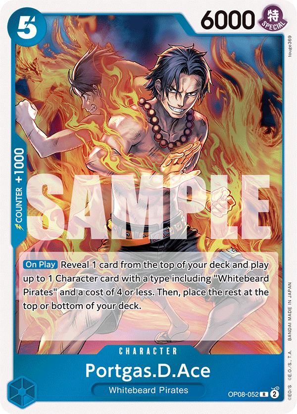 Portgas.D.Ace OP08-052 One Piece TCG