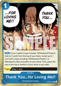Thank You...for Loving Me!! OP08-053 One Piece TCG