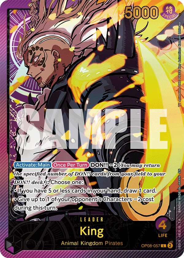King (SPR) OP08-057_p2 One Piece TCG