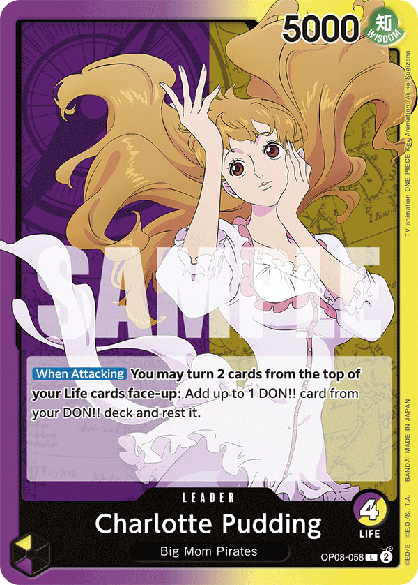 Charlotte Pudding (058) OP08-058 One Piece TCG