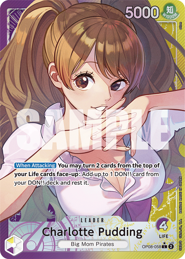 Charlotte Pudding (058) (Parallel) OP08-058_p1 One Piece TCG