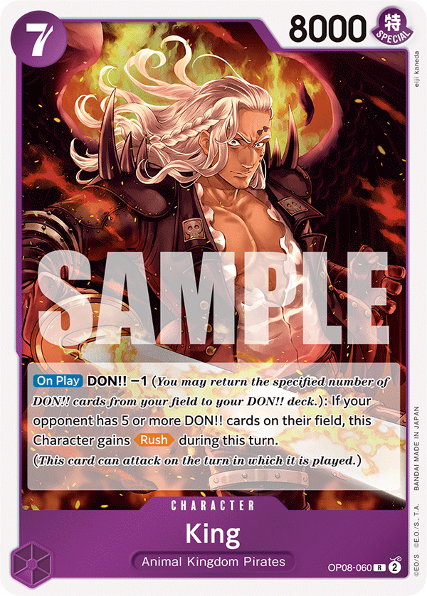 King (060) OP08-060 One Piece TCG