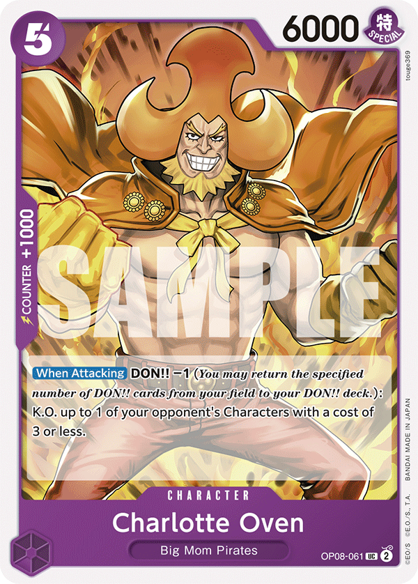 Charlotte Oven OP08-061 One Piece TCG