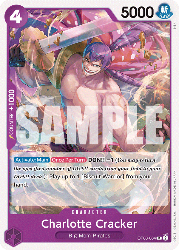 Charlotte Cracker OP08-064 One Piece TCG