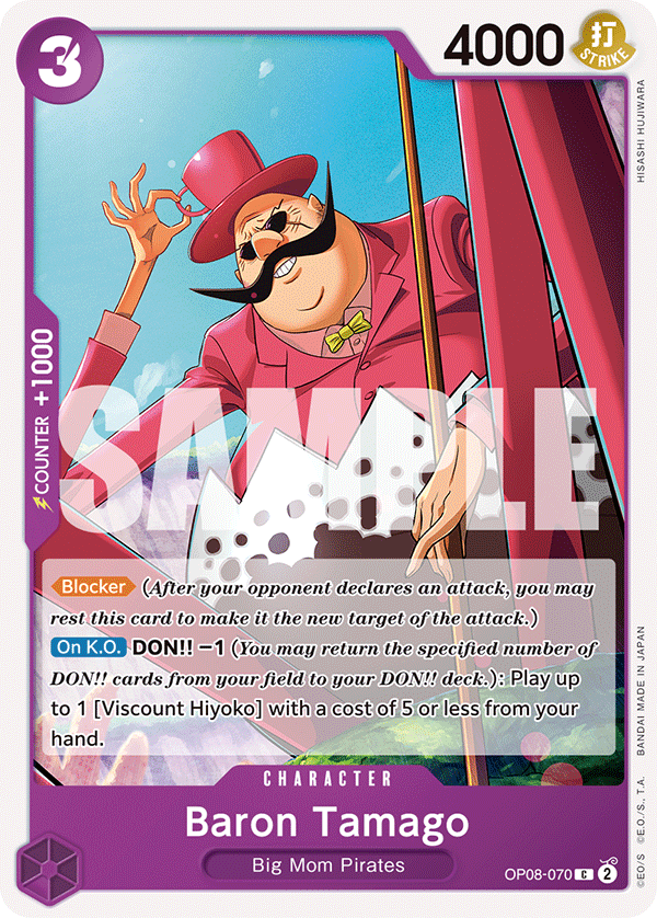 Baron Tamago OP08-070 One Piece TCG