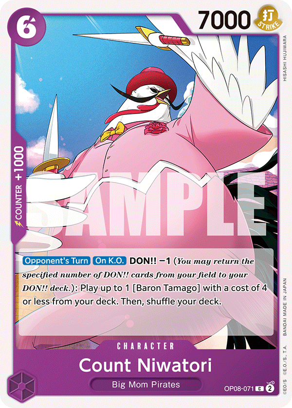Count Niwatori OP08-071 One Piece TCG