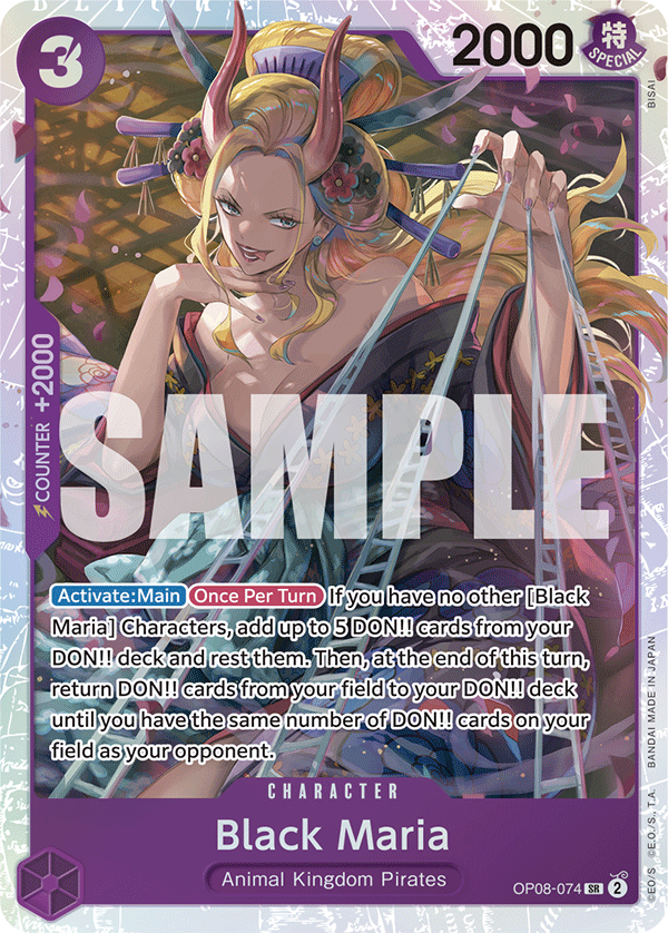 Black Maria OP08-074 One Piece TCG