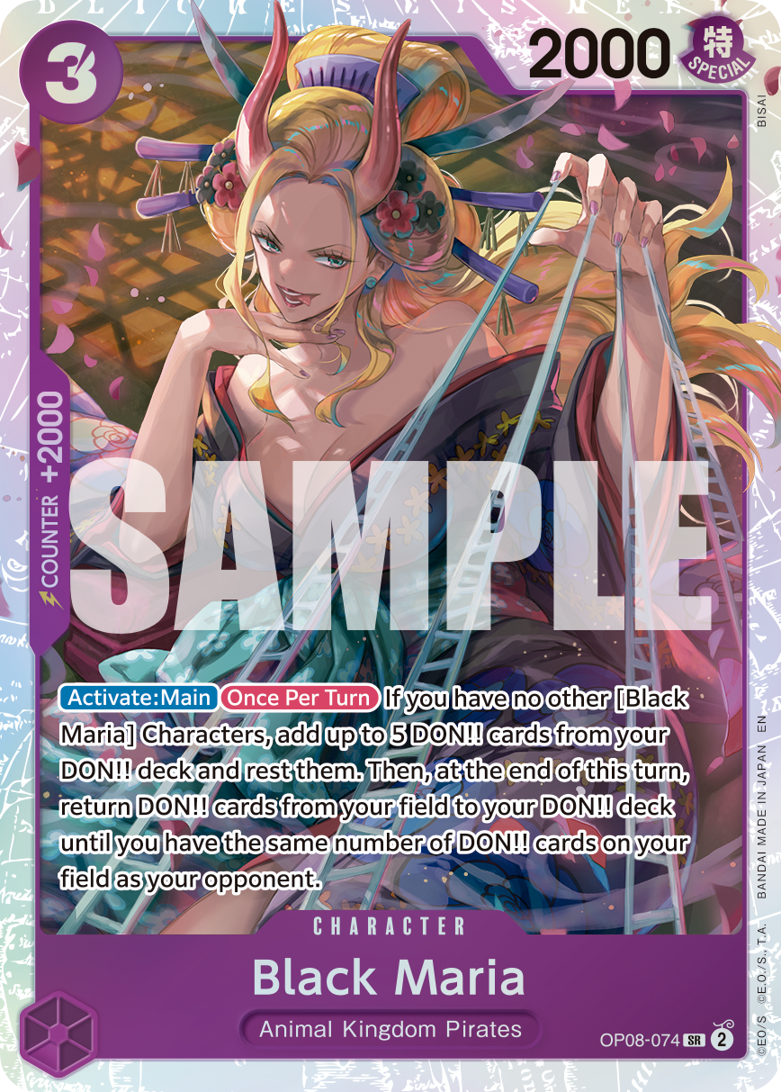 Black Maria (Reprint) OP08-074_r1 One Piece TCG