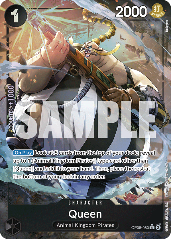 Queen (Parallel) OP08-080_p1 One Piece TCG