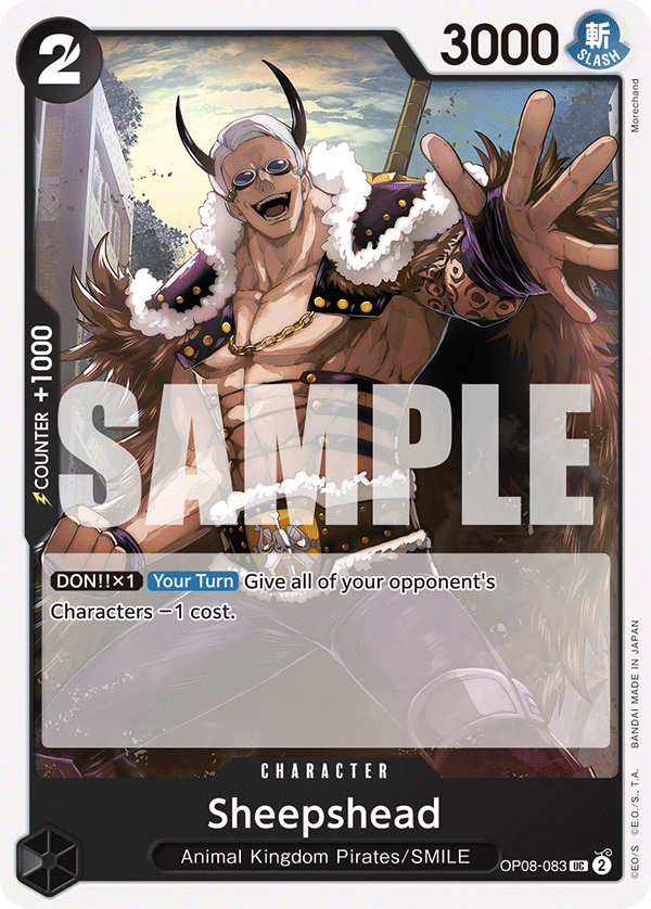 Sheepshead OP08-083 One Piece TCG