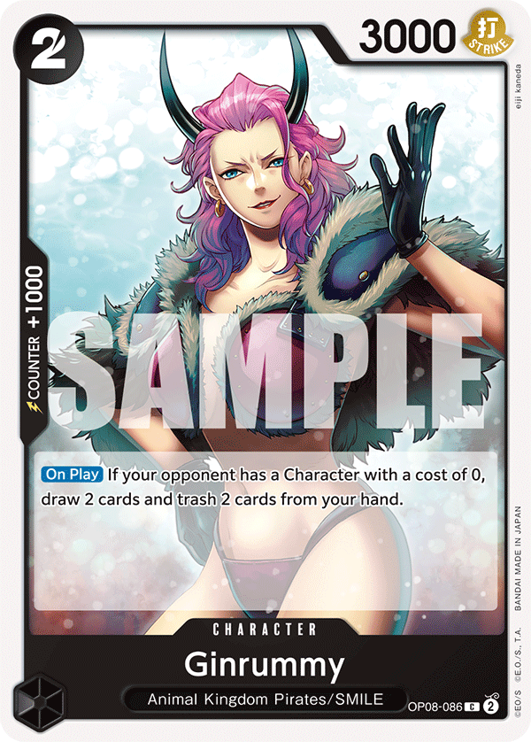Ginrummy OP08-086 One Piece TCG