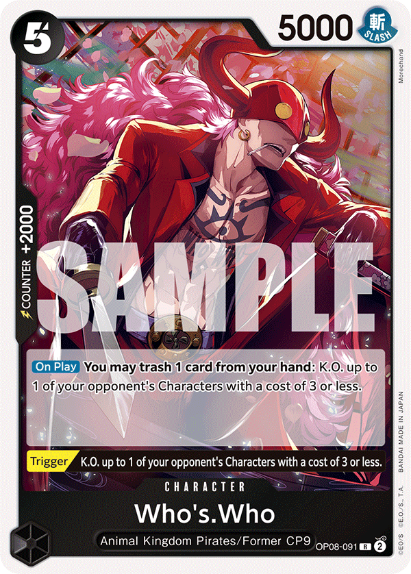 Whos.Who OP08-091 One Piece TCG