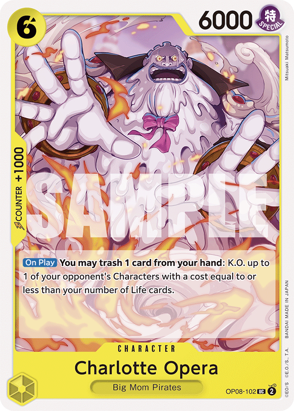 Charlotte Opera OP08-102 One Piece TCG