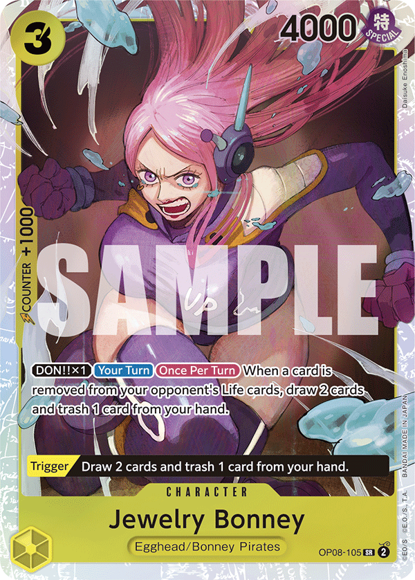 Jewelry Bonney OP08-105 One Piece TCG