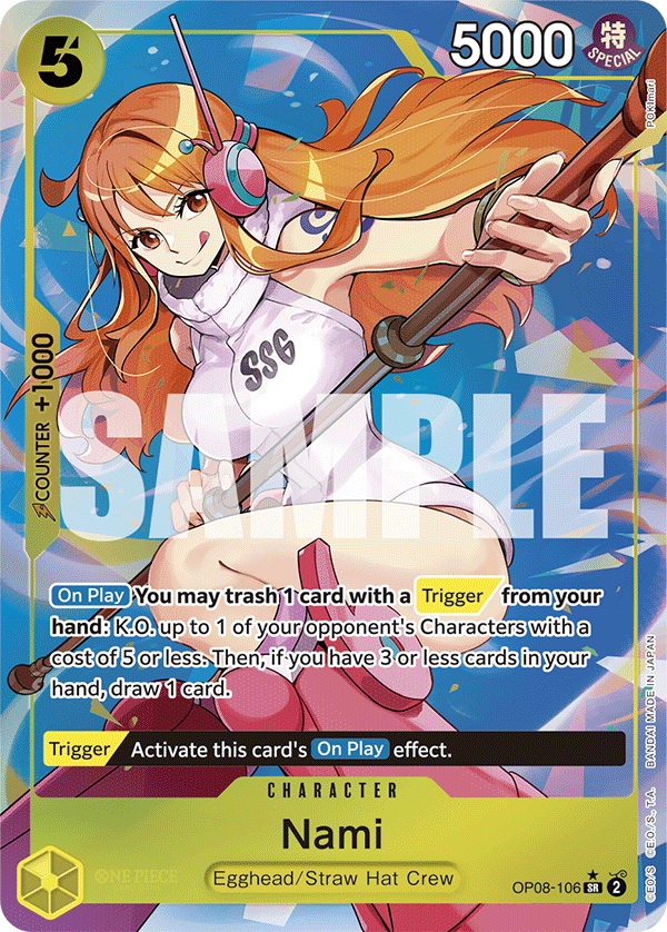 Nami (Parallel) OP08-106_p1 One Piece TCG
