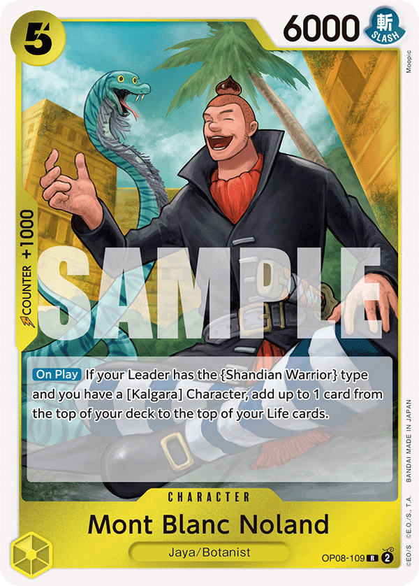 Mont Blanc Noland OP08-109 One Piece TCG