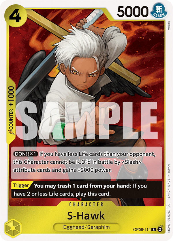 S-Hawk OP08-114 One Piece TCG