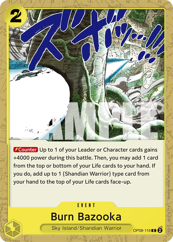 Burn Bazooka OP08-116 One Piece TCG