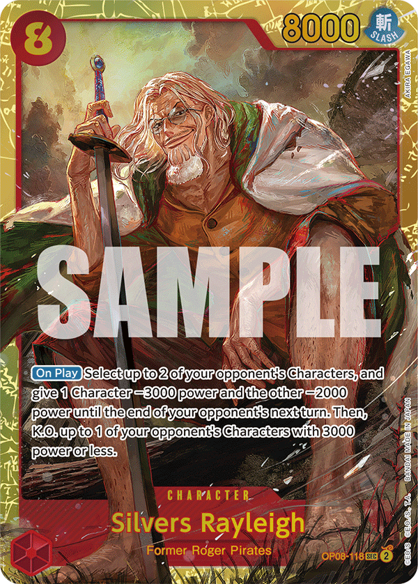 Silvers Rayleigh OP08-118 One Piece TCG