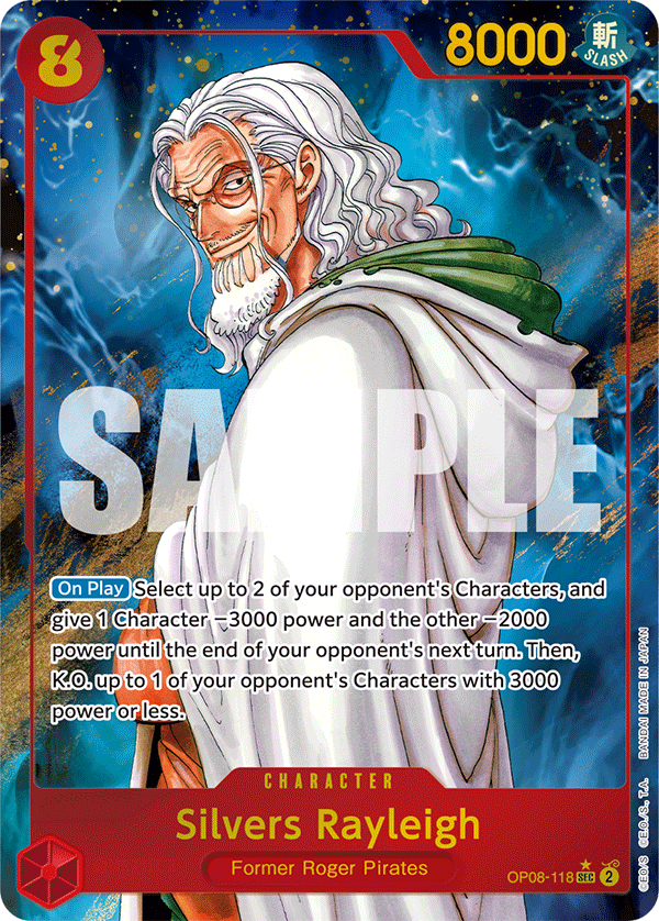 Silvers Rayleigh (Parallel) OP08-118_p1 One Piece TCG