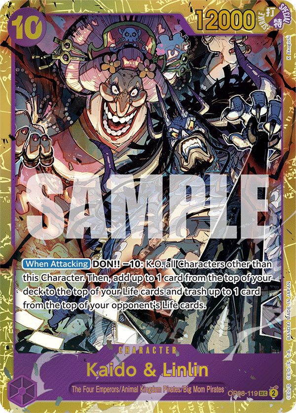 Kaido & Linlin OP08-119 One Piece TCG