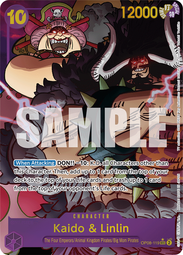 Kaido & Linlin (Parallel) OP08-119_p1 One Piece TCG