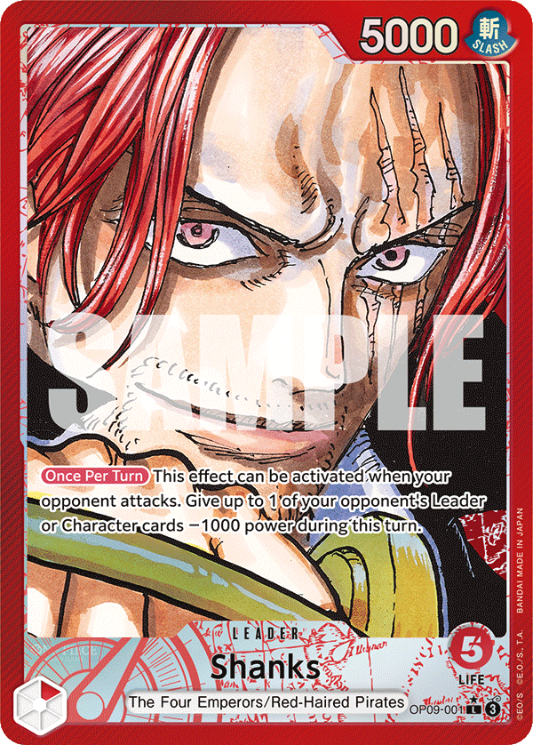 Shanks (001) (Parallel) OP09-001_p1 One Piece TCG