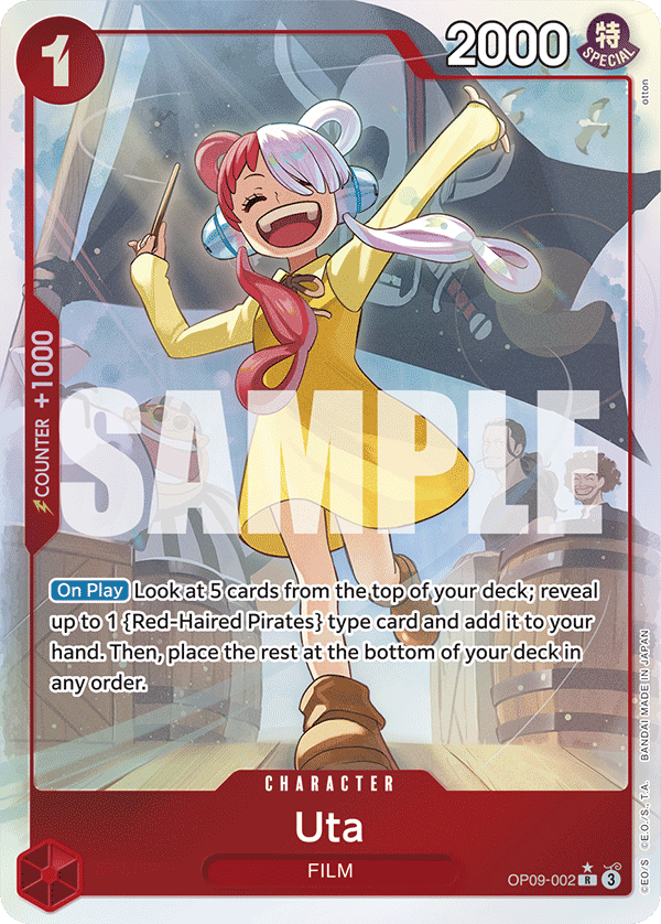 Uta (Parallel) OP09-002_p1 One Piece TCG