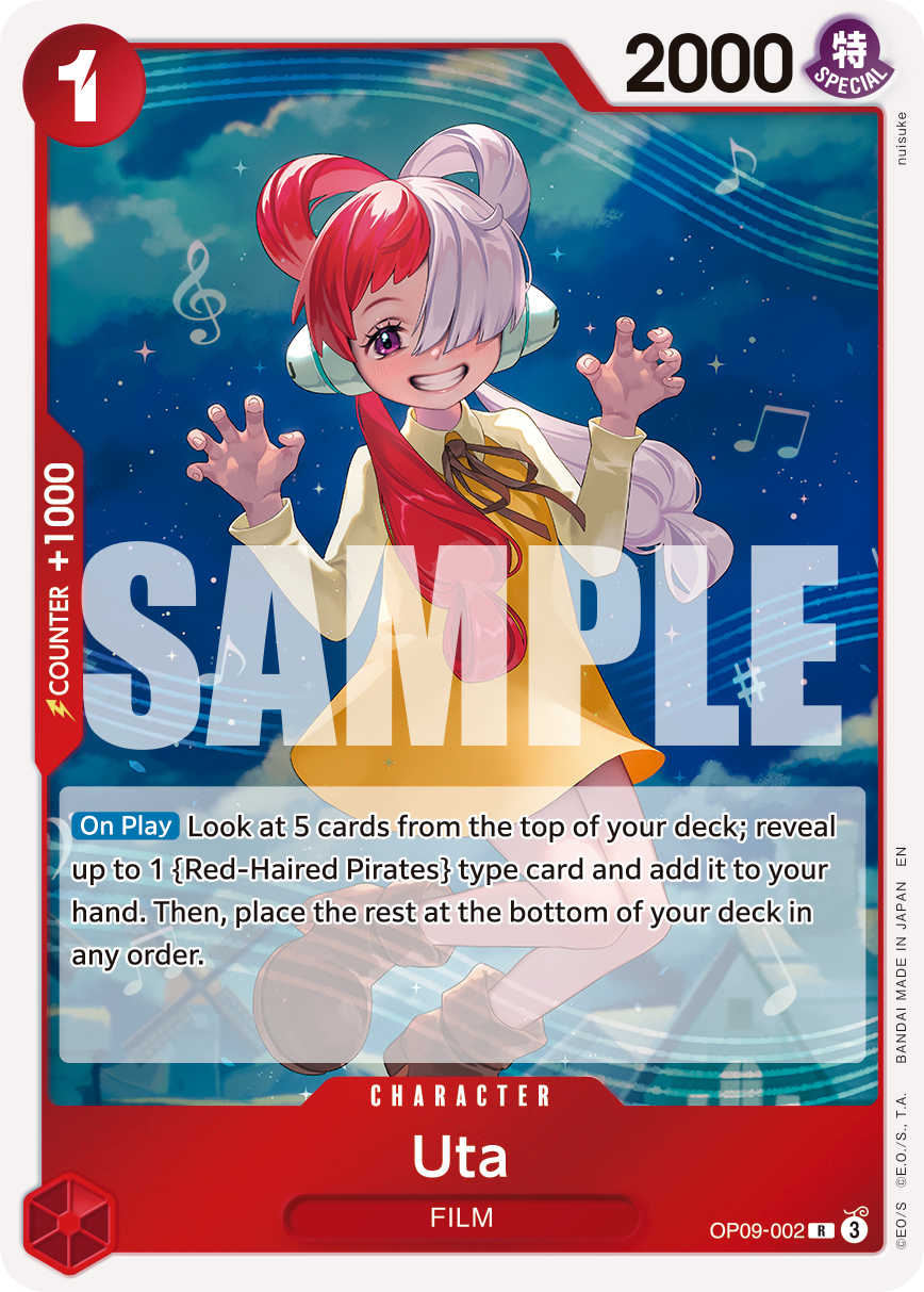 Uta (Reprint) OP09-002_r1 One Piece TCG