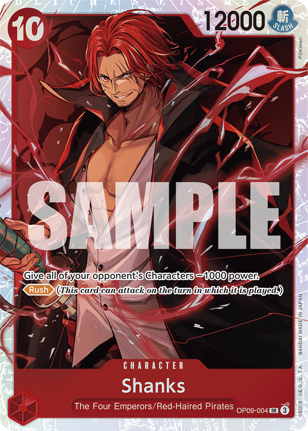 Shanks (004) OP09-004 One Piece TCG