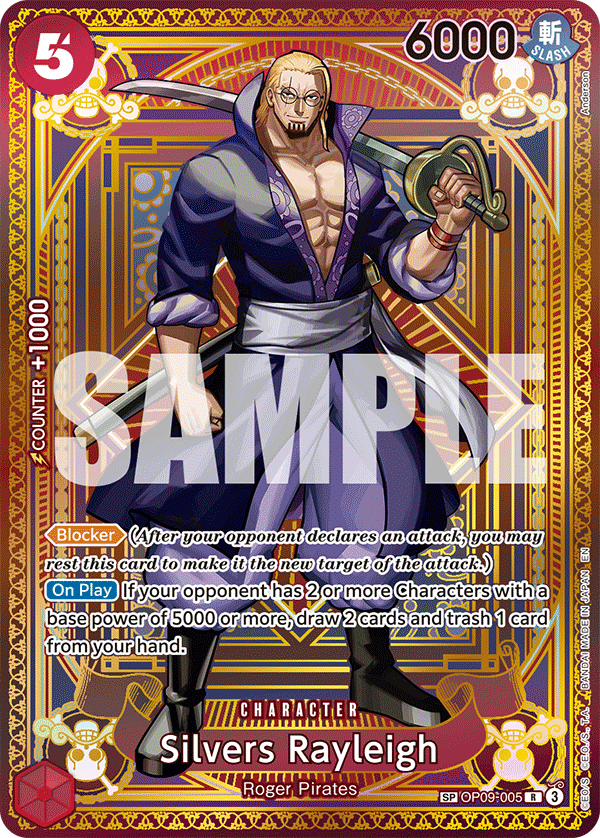 Silvers Rayleigh (SP) OP09-005_p1 One Piece TCG