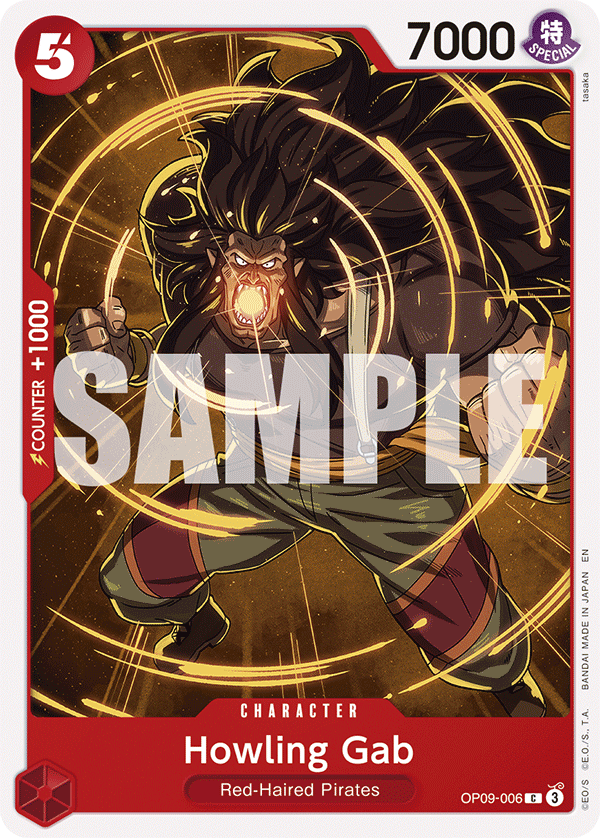 Howling Gab (Reprint) OP09-006_r1 One Piece TCG