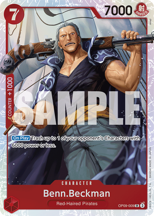 Benn.Beckman OP09-009 One Piece TCG