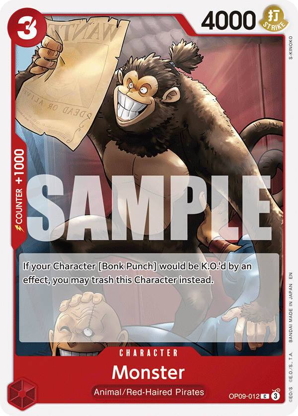 Monster (Reprint) OP09-012_r1 One Piece TCG