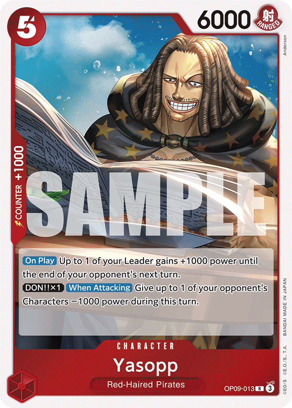 Yasopp OP09-013 One Piece TCG