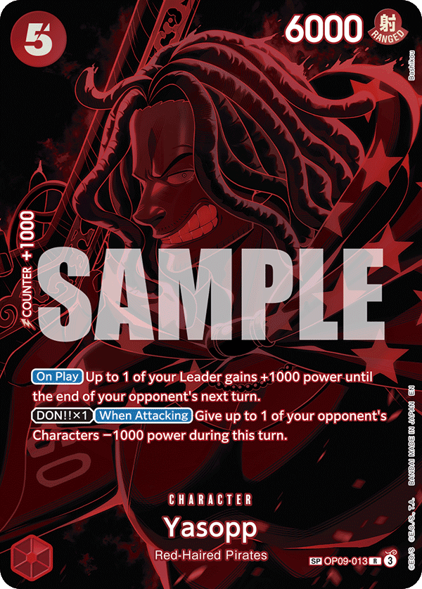 Yasopp (SP) OP09-013_p2 One Piece TCG