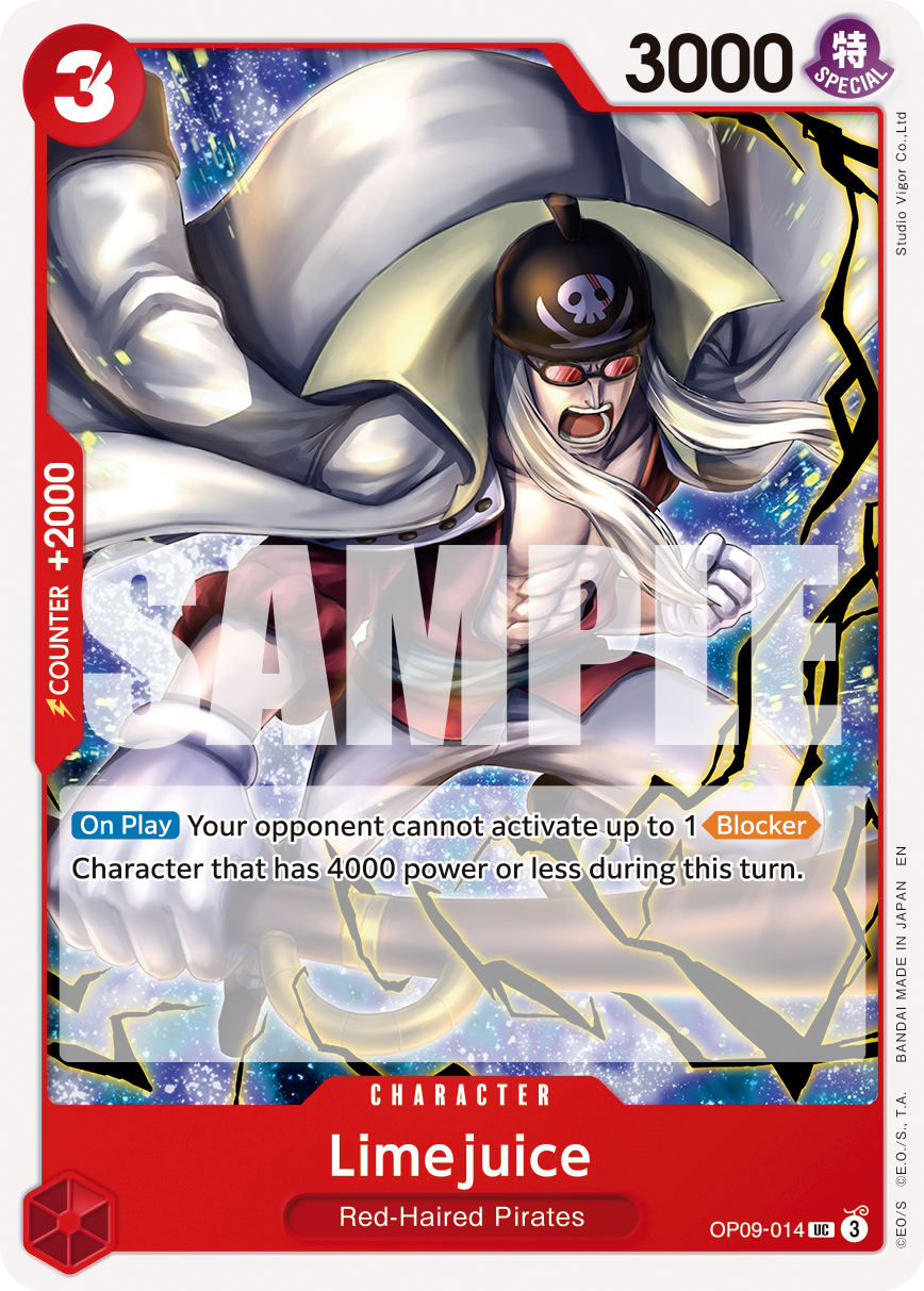Limejuice (Pirate Foil) OP09-014_r2 One Piece TCG