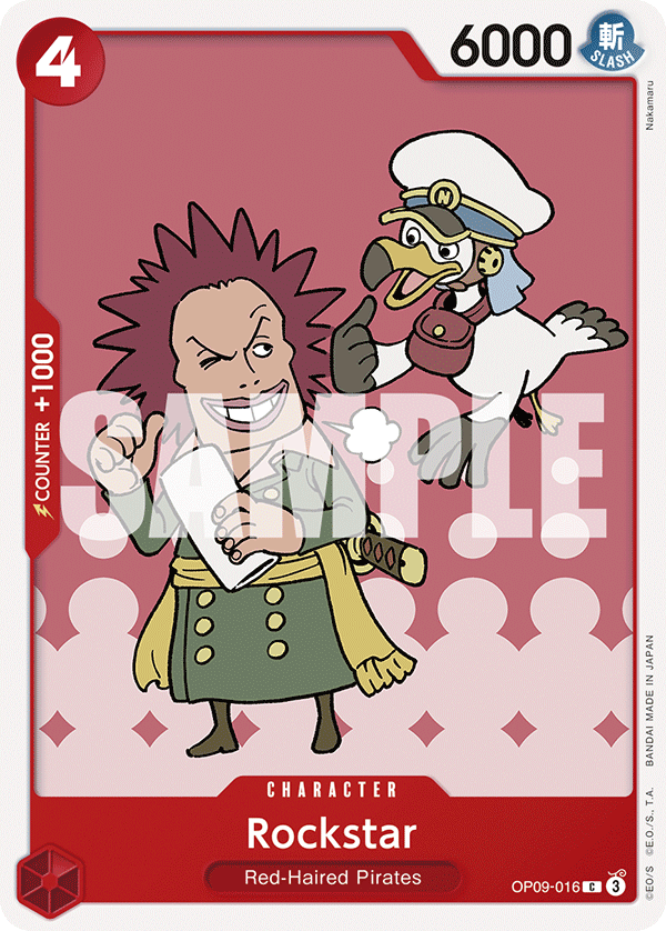 Rockstar OP09-016 One Piece TCG