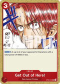 Get Out of Here! OP09-018 One Piece TCG