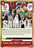 Come On!! We'll Fight You!! OP09-020 One Piece TCG