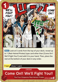 Come On!! We'll Fight You!! (Reprint) OP09-020_r1 One Piece TCG