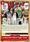 Come On!! We'll Fight You!! (Manga) OP09-020_r2 One Piece TCG