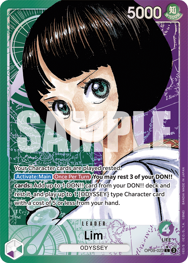 Lim (022) (Parallel) OP09-022_p1 One Piece TCG