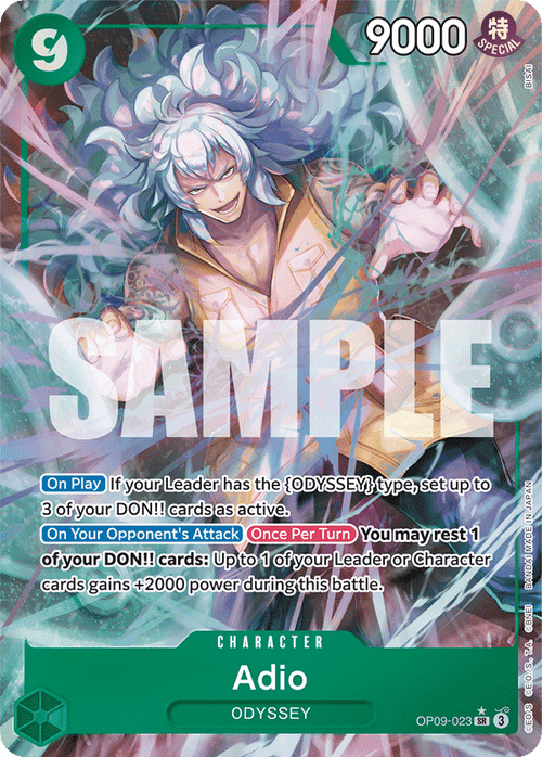 Adio (Parallel) OP09-023_p1 One Piece TCG