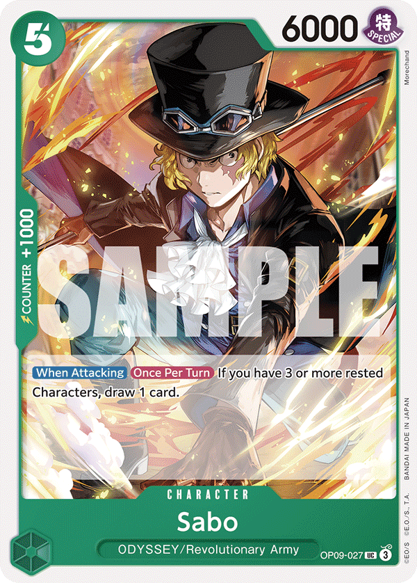 Sabo (027) OP09-027 One Piece TCG