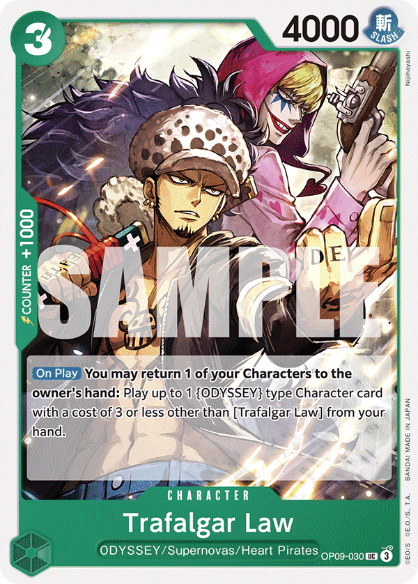 Trafalgar Law OP09-030 One Piece TCG