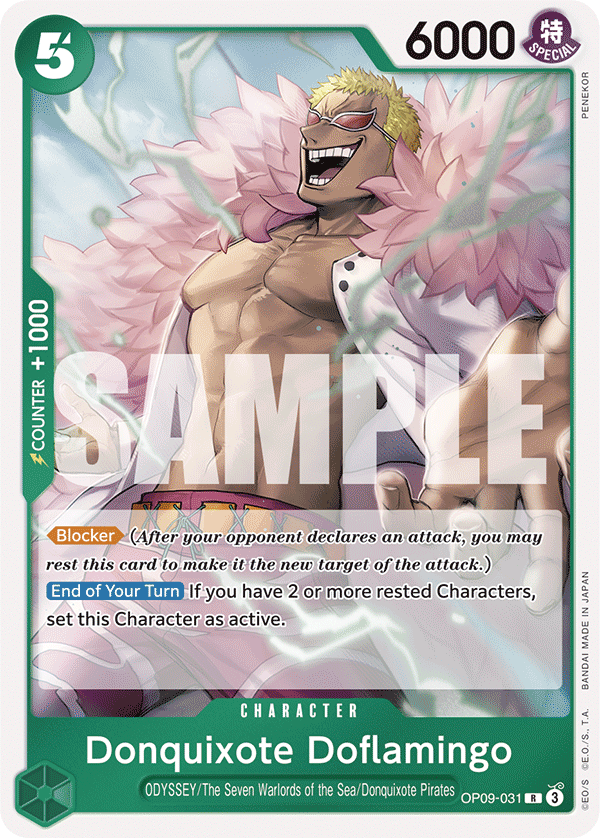 Donquixote Doflamingo OP09-031 One Piece TCG