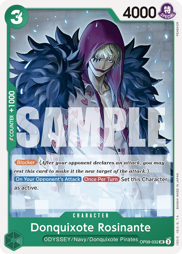 Donquixote Rosinante (032) OP09-032 One Piece TCG