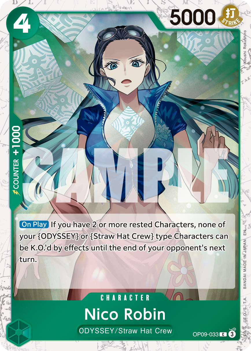 Nico Robin - OP09-033 (Pirate Foil) OP09-033_p1 One Piece TCG