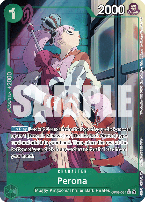 Perona (Parallel) OP09-034_p1 One Piece TCG